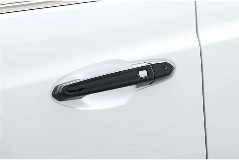ya 5 8.10 for 2020-2024 for Cadillac CT4 ABS Black Car Exterior Side Door Handle Cover Trim 8X
