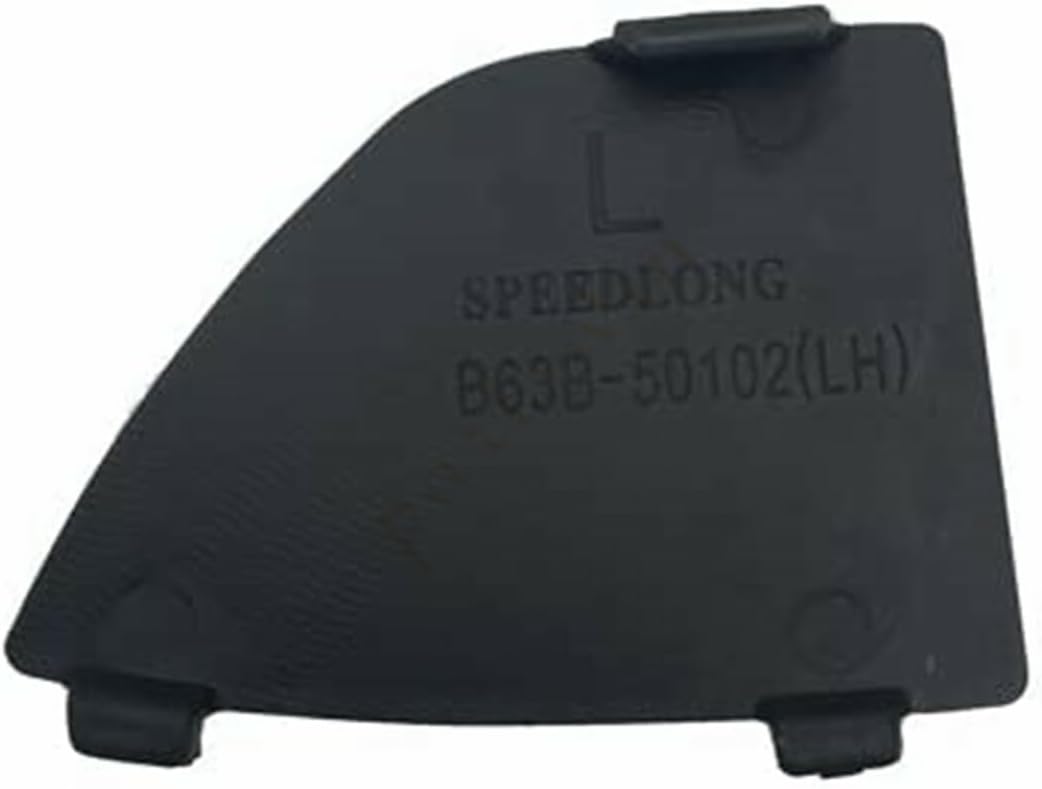 ya 2 8.15 Left Tow Hook Eye Cap Trailer Cover Front Bumper Suitable for Mazda 3 2017-2018