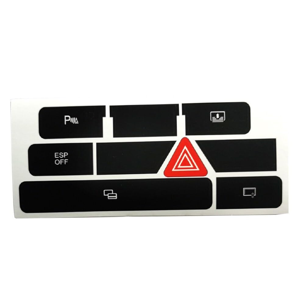 ya 23 10.7 baidi for A8 D3 Clima Panel Decals Stickers for Repair Worn Button Switch Knob