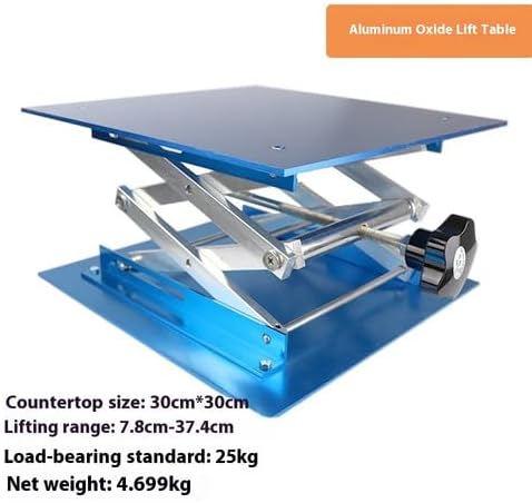 ya 28 10.13 baidi Stainless Steel Aluminum Oxide Lift Table Leveler Small Manual Platform Lifter-7