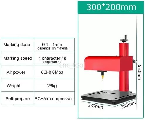 ya 14 9.20 zhengce Benchtop Pneumatic Dot Peen Marking Machine Metal Pin Marking meplate Engra-3