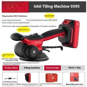 ya 14 9.20 zhengce 6-Speed Tile Tiling Machine Electric Tile Paver Wall Floor Laying Vibrating-2
