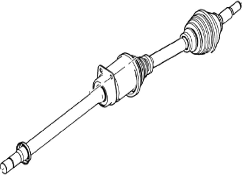 ya 9 10.24 BB5Z3B436X Front CV Axle Shaft for Ford Explorer 11-14
