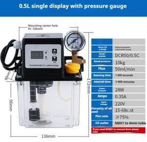 ya 14 9.20 zhengce Automatic Lubricating Oil Pump CNC Lathe Machine Tool Oiler Electric Oiling-1