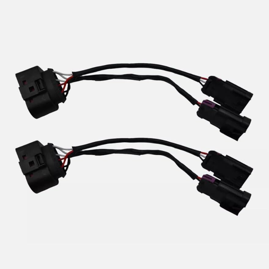 ya 6 8.14 For 09-18 for Dodge for Ram Conversion Wiring Harness Quad Housing Projector Headlight 2 pcs