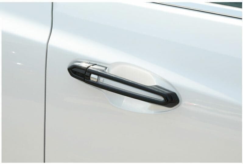 ya 2 8.15 for Cadillac CT4 2020-2021 ABS Black Exterior Side Door Handle Cover Trim 1 Set