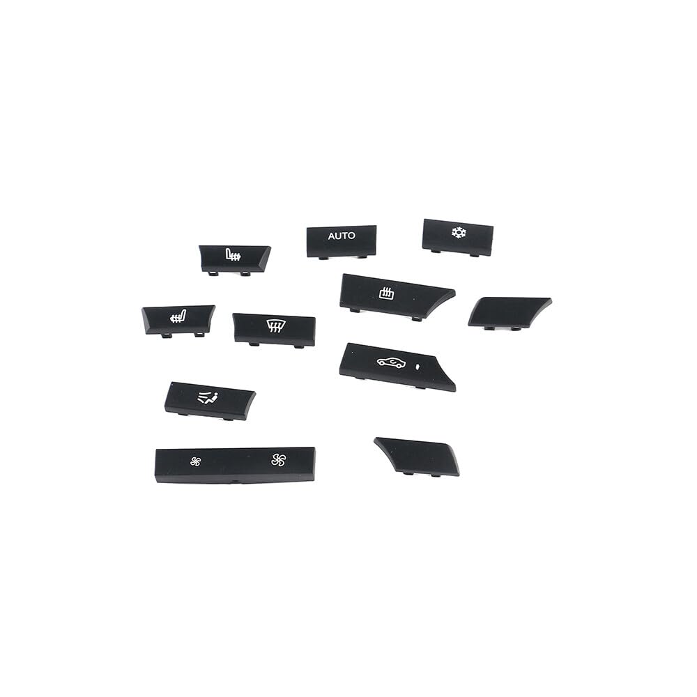 ya 13 9.15 baidi Car 11Pcs A/C Heater Button Cap Covers Set 61319313922 Fits for BMW 5/6 Series