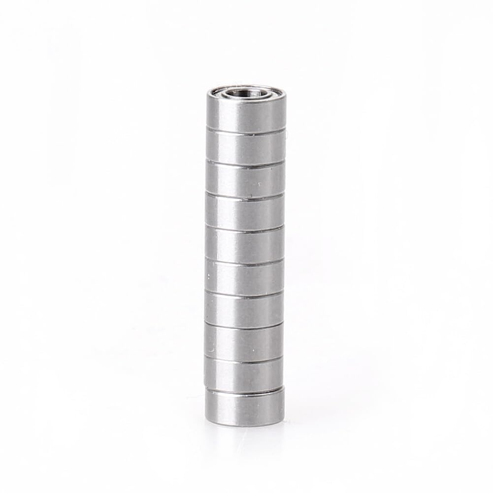 ya 16 10.20 baidi 10x 3x6x2.5mm Open for Mini ature Bearings Ball for Mini Hand Bearing Spinner Fit MR63ZZ