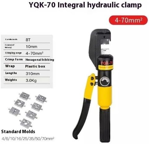 ya 28 10.13 baidi Hydraulic Crimping Tool Cable Lug Crimper Plier Compression Tool YQK-70 4-70mm2-3-1