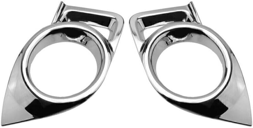 ya 10 9.16 zhengce 2x Chrome Front Fog Light Cover Trim for Toyota Highlander 2014-2016