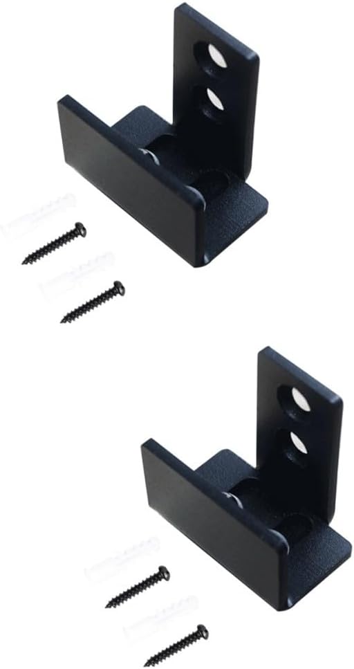 ya 26 10.21 baidi 2 PCS Wall Guide Groove Stopper Barn Sliding Door Hardware Floor Stoppers