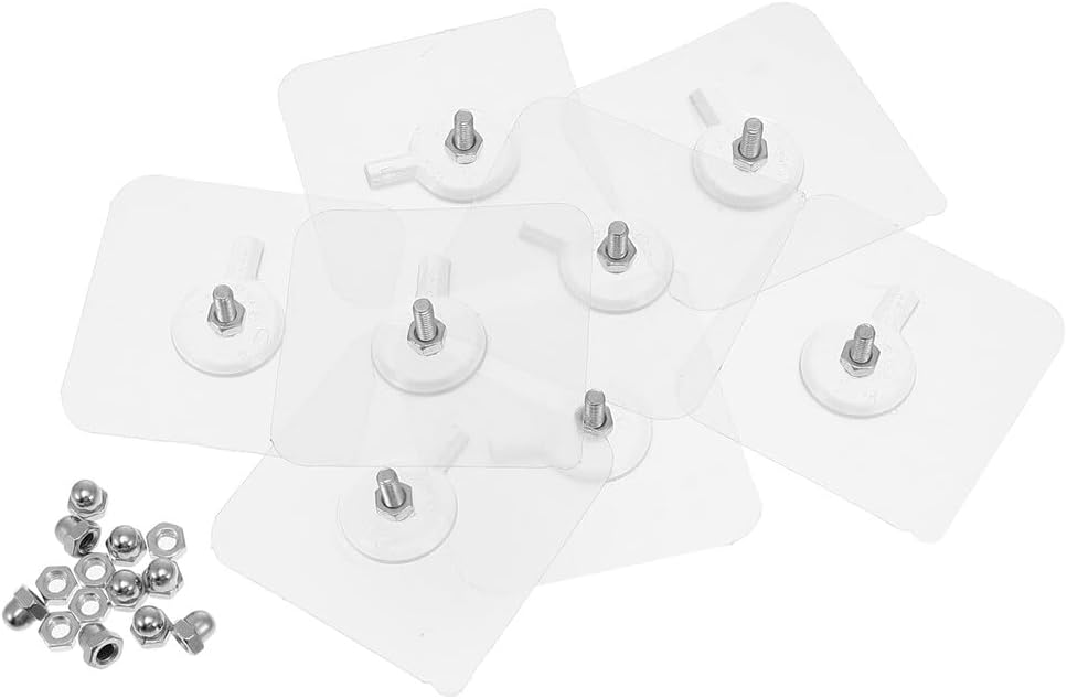 ya 26 10.21 baidi 20Pcs 14mm Sticky Hook for Wall Self- Adhesive Hangers Self Adhesive Wall Hooks