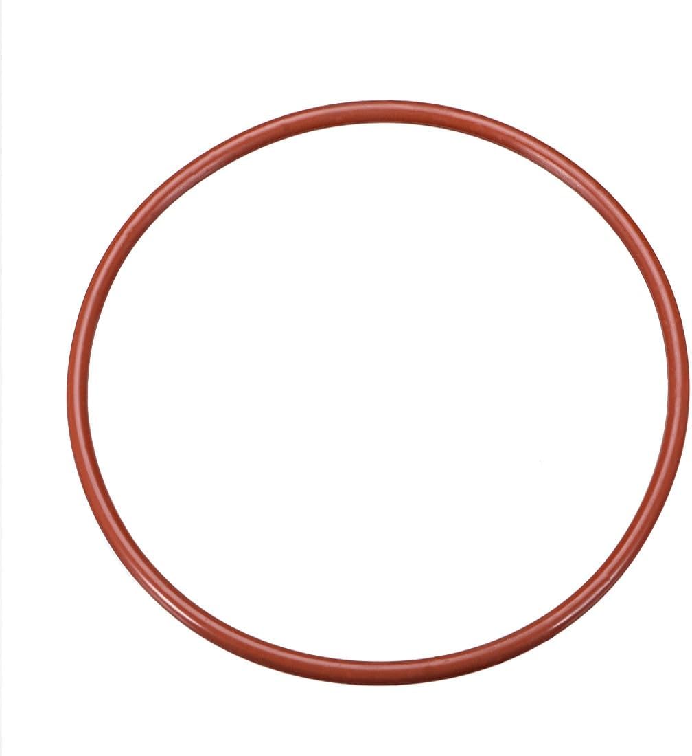 ya 4 8.8.2 Silicone O-Ring 105mmx98mmx3.5mm VMQ Seal Rings Sealing Gasket Red
