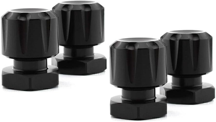 ya 4 8.8.2 for Harley Road King Road Glide Softai Fat Boy Black 4x Solo Mounting Nuts Bolts