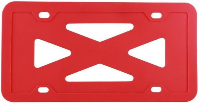 ya 14 9.20 zhengce 1 Piece Car License Plate Frame Cover Cap Trunk Gray Silicone for Buick-1