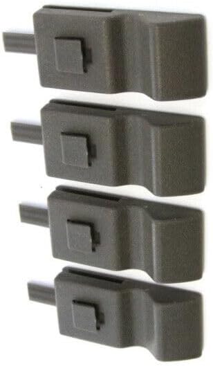 ya 11 9.14 zhengce 4pcs Brown Door Lock Knobs Front and Rear Cashmere Fits for Chevrolet/for G