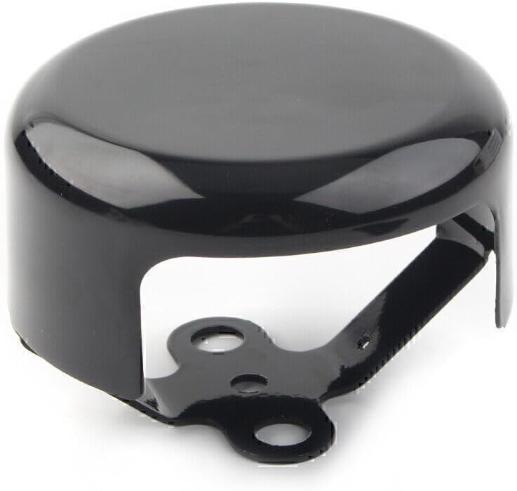 ya 9 10.24 Motorcycle Smooth Horn Cover for Harley Softail FLHX FLT FLHT Dyna Bad Boy