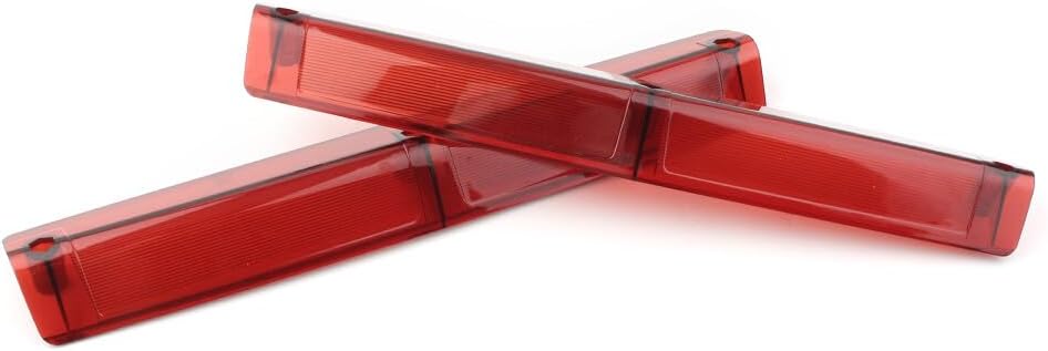 ya 23 10.7 baidi Side Light Lens Covers Fit for Harley-Davidson Touring FLHTC Pak Trunk Red