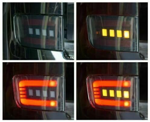 ya 4 8.10 Rear Bumper LED Tail brake Fog light ABS For 2016-2021 for Toyota for Land Cruiser LC200