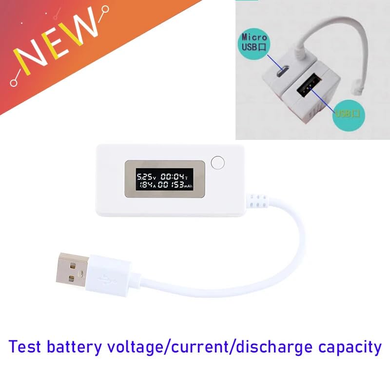 ya 16 10.20 baidi KCX-017 USB Ammeter with LCD Display, for Mini Voltage and Current Monitor Tester, 4-30V