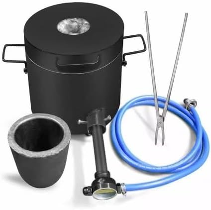 ya 14 9.20 zhengce Propane Melting Fur ce Metal Foundry Fur ce Kit/Graphite Crucible & Tongs-11