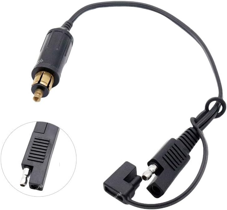ya 6 8.24 baidi DIN Powerlet Plug to SAE Adapter Connector Cord Cable for BMW Motorcycle