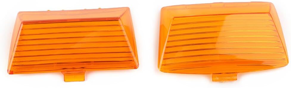 ya 4 8.10 Amber Fender Tips Light Lens Cover Fit for Harley Touring Electra Glide FLHT Dyna