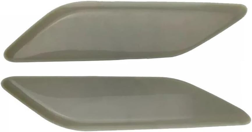 ya 12 10.8 baidi Pair Unpainted Headlight Headlamp Washer Jet Nozzle Cover Cap for CR-V 2015-2017