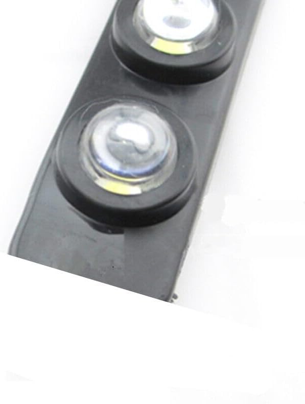 ya 13 9.15 baidi 2x Universal White 6 LED Car 12V Daytime Running Light DRL Fog Day Driving
