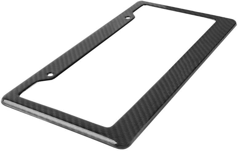 ya 9 10.24 Car License Plate Frame Cover Cap Bonnet Rear Boot Custom Text Black for Me