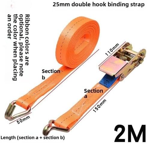 ya 28 10.13 baidi 25mm Cargo Strapping Belt Ratchet Tensioner Automotive Cable Tie Tightening Belt-9