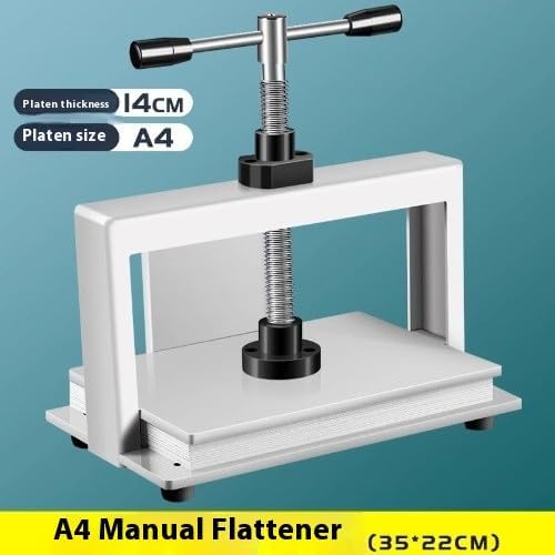 ya 28 10.13 baidi Binding Machine Paper Flattening Machine Small Manual A4 Iron Case A3 Accounting-6