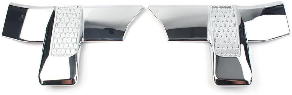 ya 4 8.8.2 2x Front Bumper Headlight & Grille Cover Fit 2015 2016 2017 for Ford F150 T Chrome