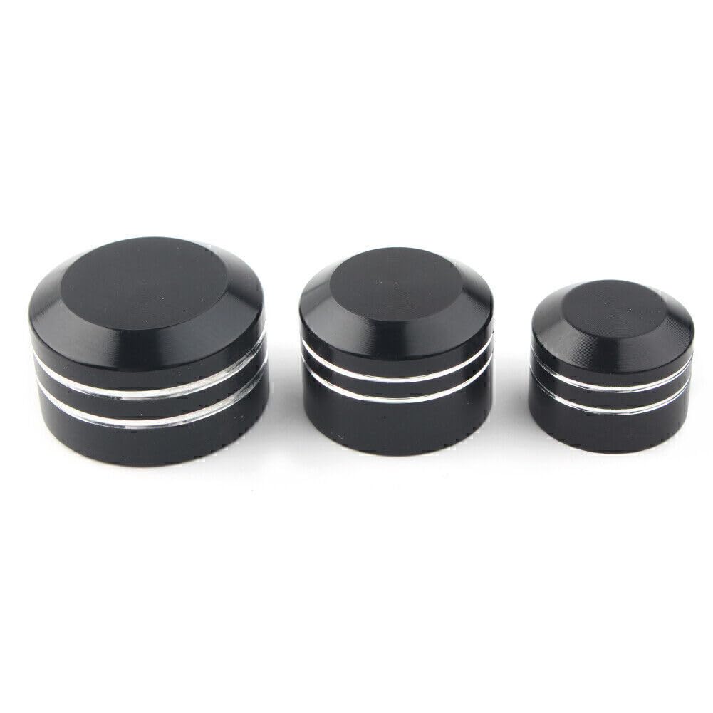 ya 9 10.24 for Harley Black CNC Inner 9mm-13mm Schrauben Motor Bolt Topper Caps Cover