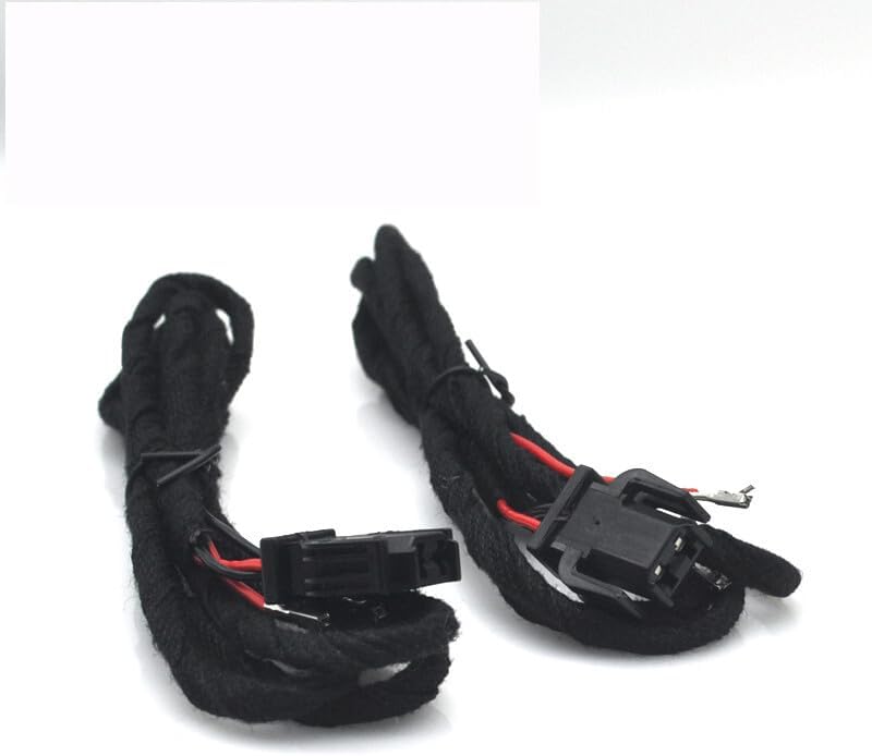 ya 5 8.10 2x Retrofit Door waring light Cable harness for Audi A4 B8 A6 A3 8p 8v q7 A7 q7