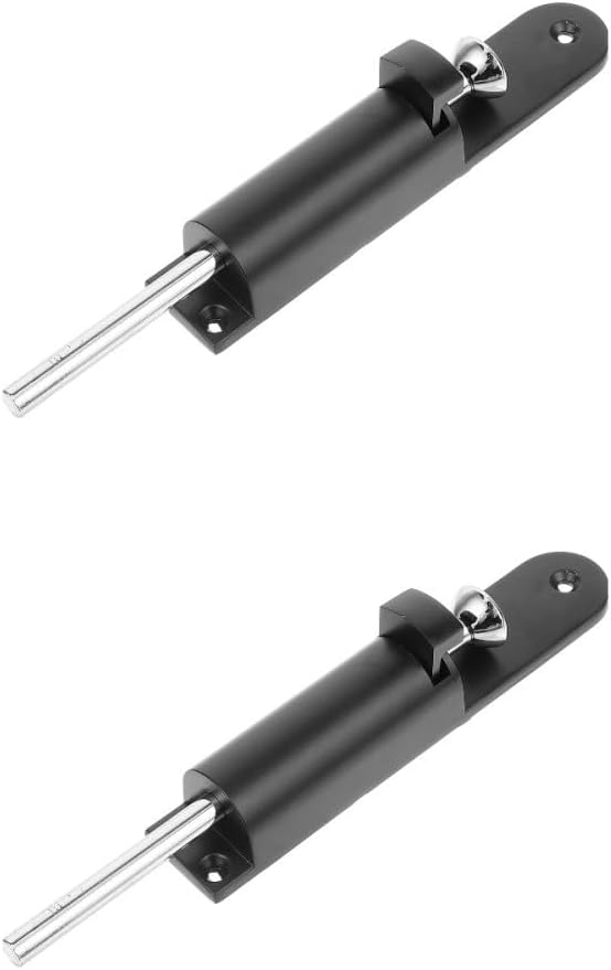 ya 26 10.21 baidi 2 Pack Spring Latch Heavy Duty Gate Drop Rod Cane Bolt for Cabinet Ground