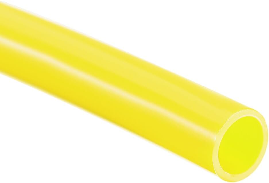 ya 14 9.20 baidi 10mm OD 8mm ID 2m Long PA12 Nylon Tube for Air Line Brake Fluid Transfer Yellow-1