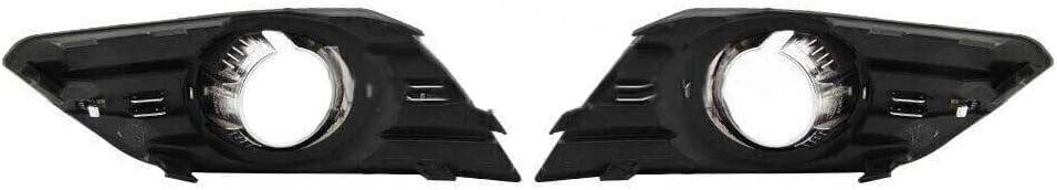 ya 11 9.14 zhengce Pair Front Bumper Bezel Fog Light Cover L&R for Buick Encore 2013 2014 2015