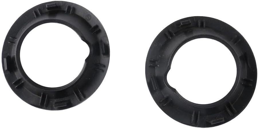 ya 9 10.24 Pair LH+RH Front Bumper Fog Light Ring Cover for BMW X3 E83 2004-2006