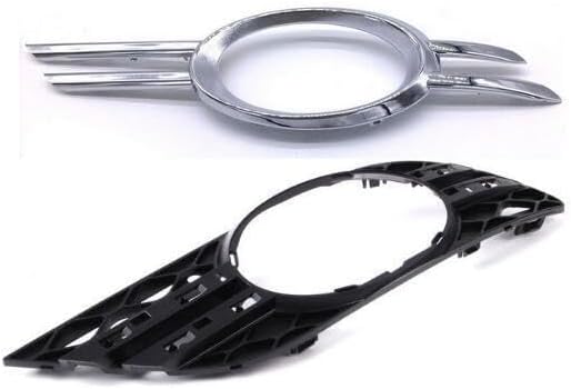ya 4 8.14 Car left front bumper fog lamp bezel cover decoration suitable for Honda Fit Jazz 14-17 @