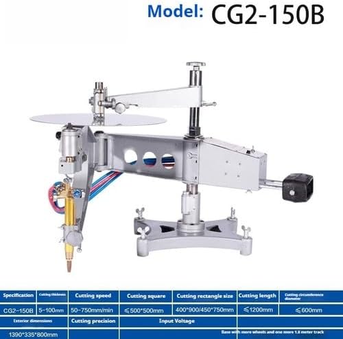 ya 28 10.13 baidi CG2-150 Cutting Round Square Flame Metal Imitation Ring Gas Cutting Machine