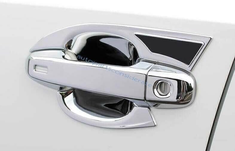 ya 5 8.10 for Toyota CHR C-HR 2018-22 ABS Chrome Out Side Door Handle Bowl Cover Trim 12X