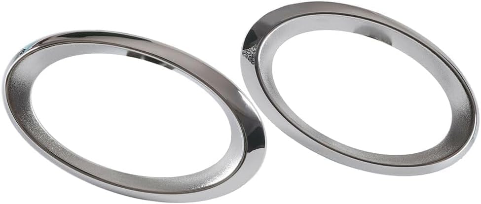 ya 28 10.13 zhengce Pair Fog Lamp Chrome Covers Fits for Mercedes-Benz S211 W211 E-Class W211