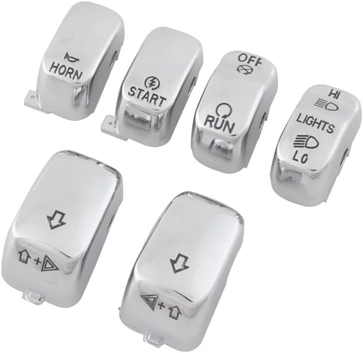 ya 4 8.24 baidi 6-piece handle control switch button cover for Harley Dyna 1996-2013