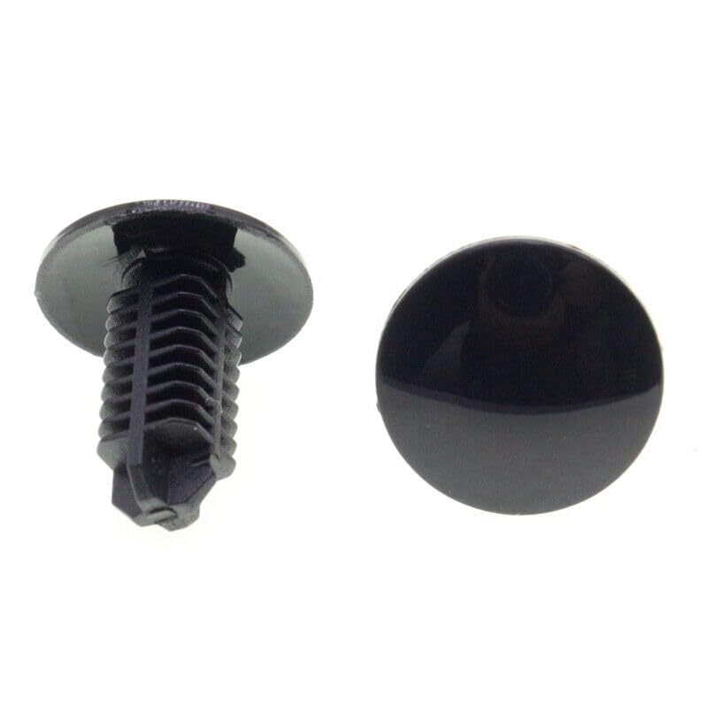 ya 6 8.14 25 Piece Set of Black Nylon car Decoration molding Clip Fixing Buckle Suitable for Toyota