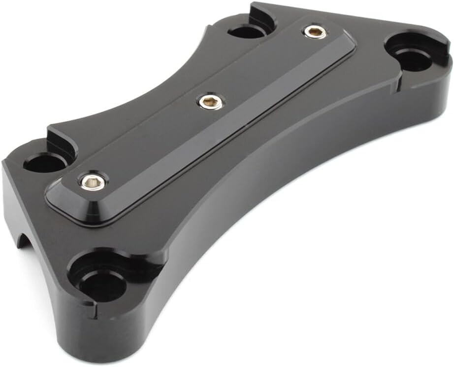 ya 11 9.14 baidiBlack Handlebar Clamp Handlebar Risers Top Clamp for Harley Touring 1997-2019
