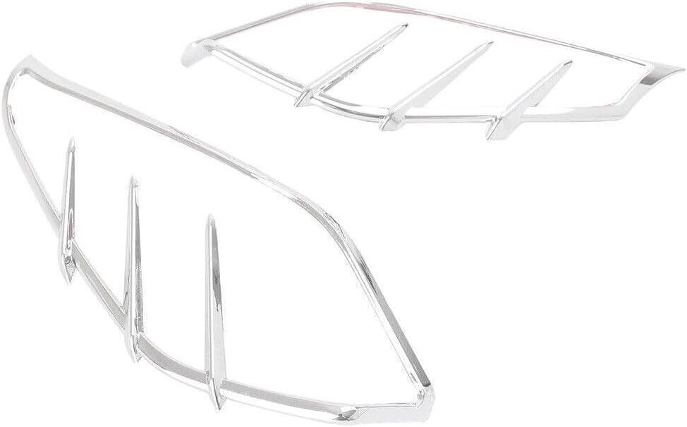 ya 9 10.24 2X Chrome Mid-F for Ram e Deflectors Trim for Harley Touring 2009-2016 2015