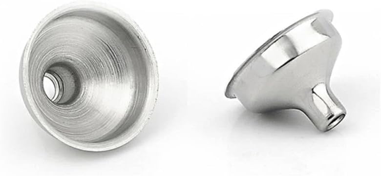 ya 26 10.21 baidi 6 Pcs Wine Pot Funnel Steel for Mini Wide Mouth Oil Flagon Special Hip Flask