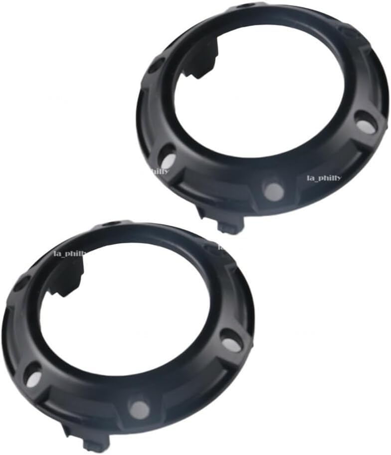 ya 9 10.24 2x L/R Front Fog Light Lamp Black Cover Frame for Mitsubishi for Outlander 2007-2009