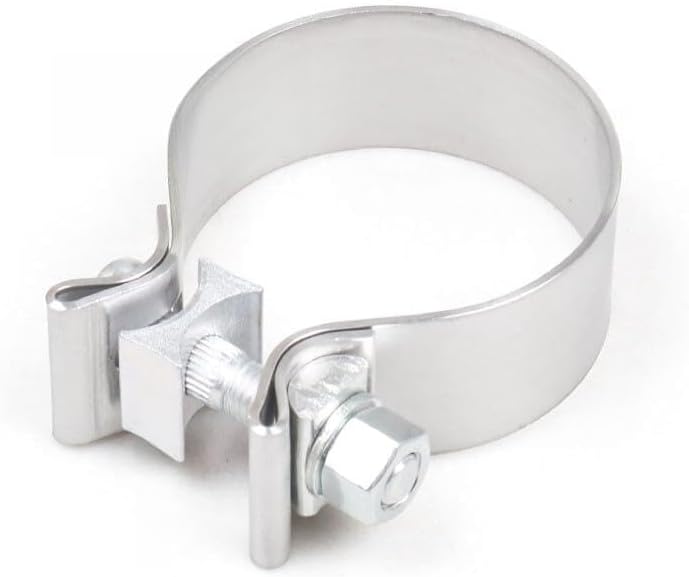 ya 4 8.24 baidi 2 Pack 2.25 Inch 2.25 Inch Stainless Steel T304 Narrow Band Clip Buckle Type